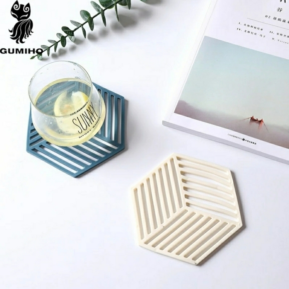 💚IN STOCK💚White Nordic Style Cup Coasters - Picture 3 of 8